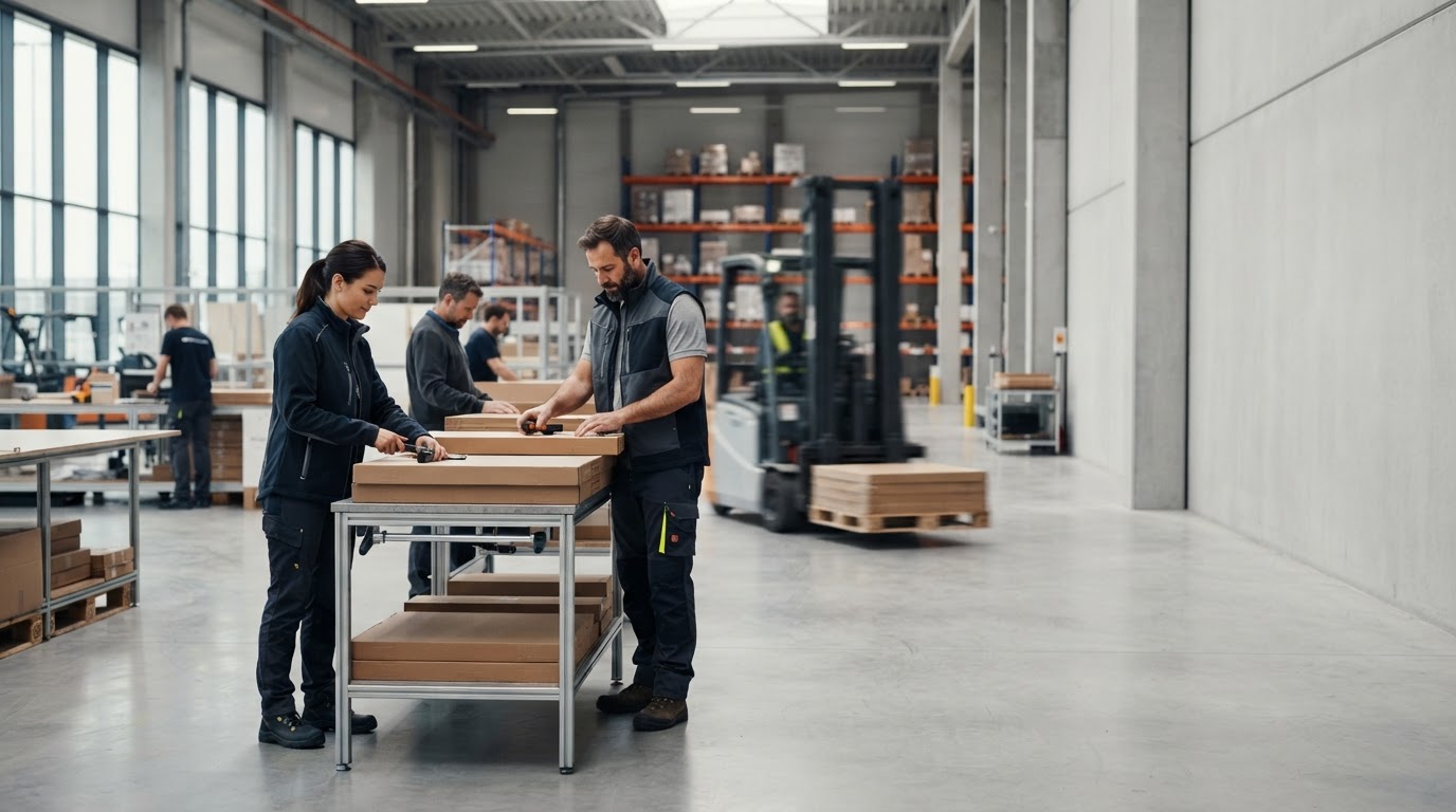 Ingka Group Visualisierung einer Abwärtsbewegung am Markt, die durch eine automatisierte Schutzlinie gestoppt wird